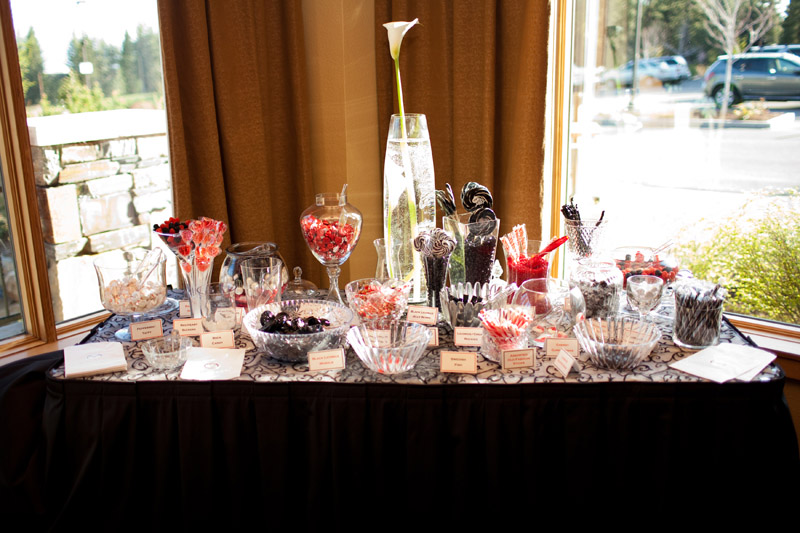 The candy bar is fully stocked at the Chateau in Incline Village.