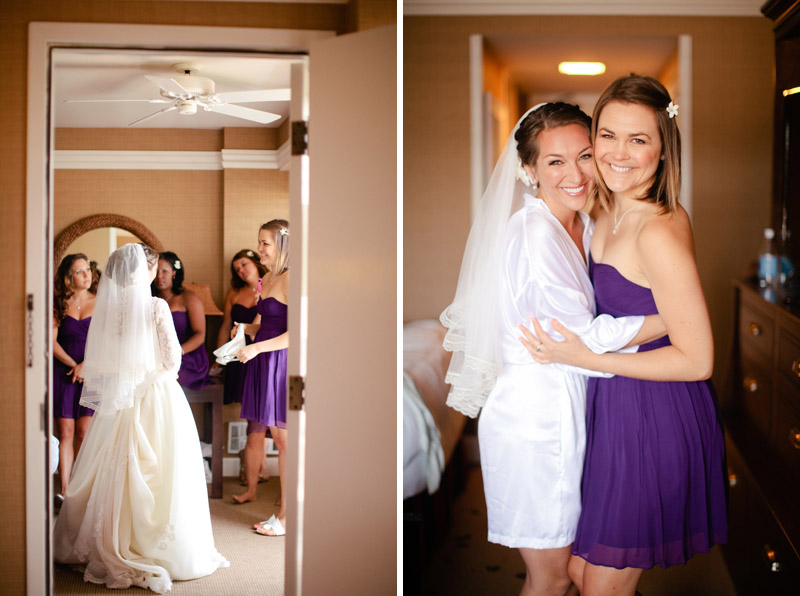 Brittany and her maid of honor have a heart to heart before her wedding.