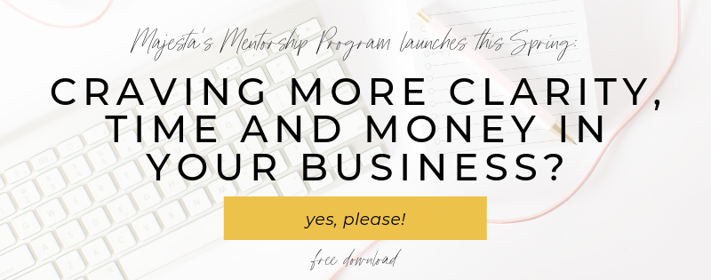 For mom entrepreneurs craving more clarity, time and money in their business.